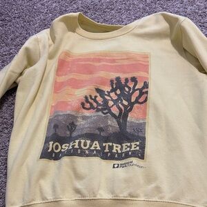 Joshua Tree National Park Kids Sweatshirt - Yellow